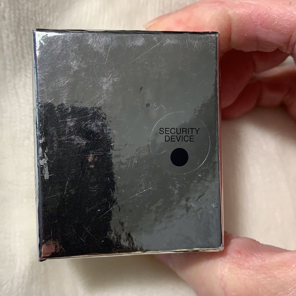 Beautiful silver tone necklace with black and clear stones on cross - Picture 11 of 16